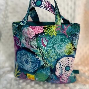 Vibrant Ocean-Inspired Mini Tote/Gift Bag